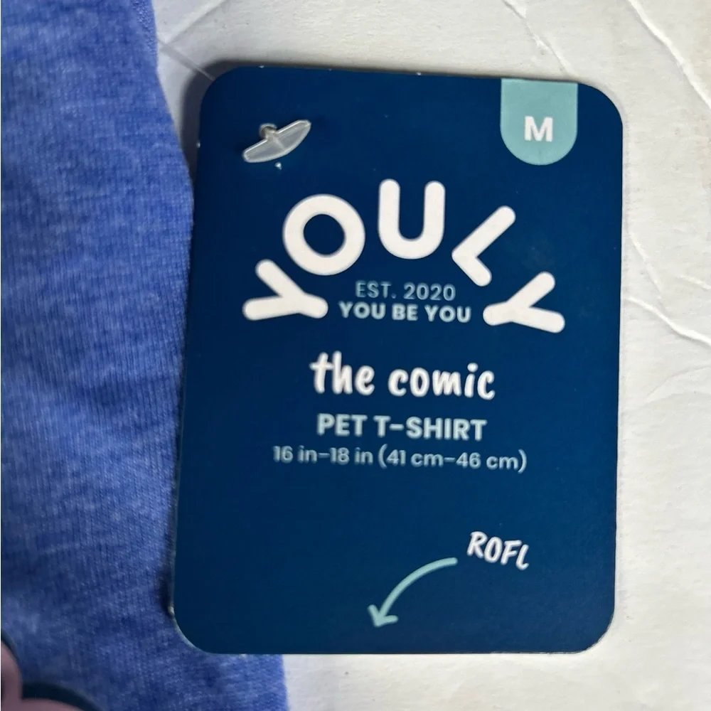 NWT YOULY Beauty Sleep dog tee t-shirt M